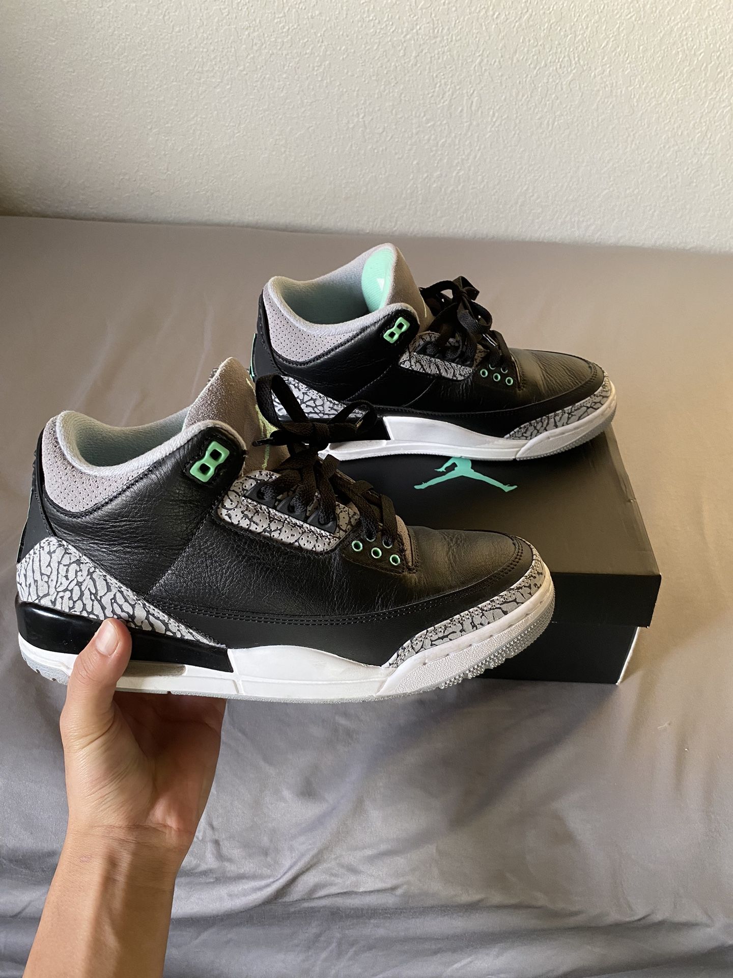 Green Glow Jordan 3