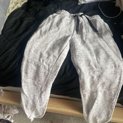 White Jogger Pants 