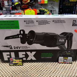 FLEX 24V RECIPROCATING SAW KIT W/ BATTERY & CHARGER