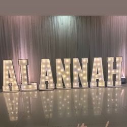 Marquee Letters And Numbers