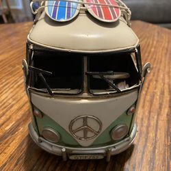 Vintage VW Handwelded Metal Bus