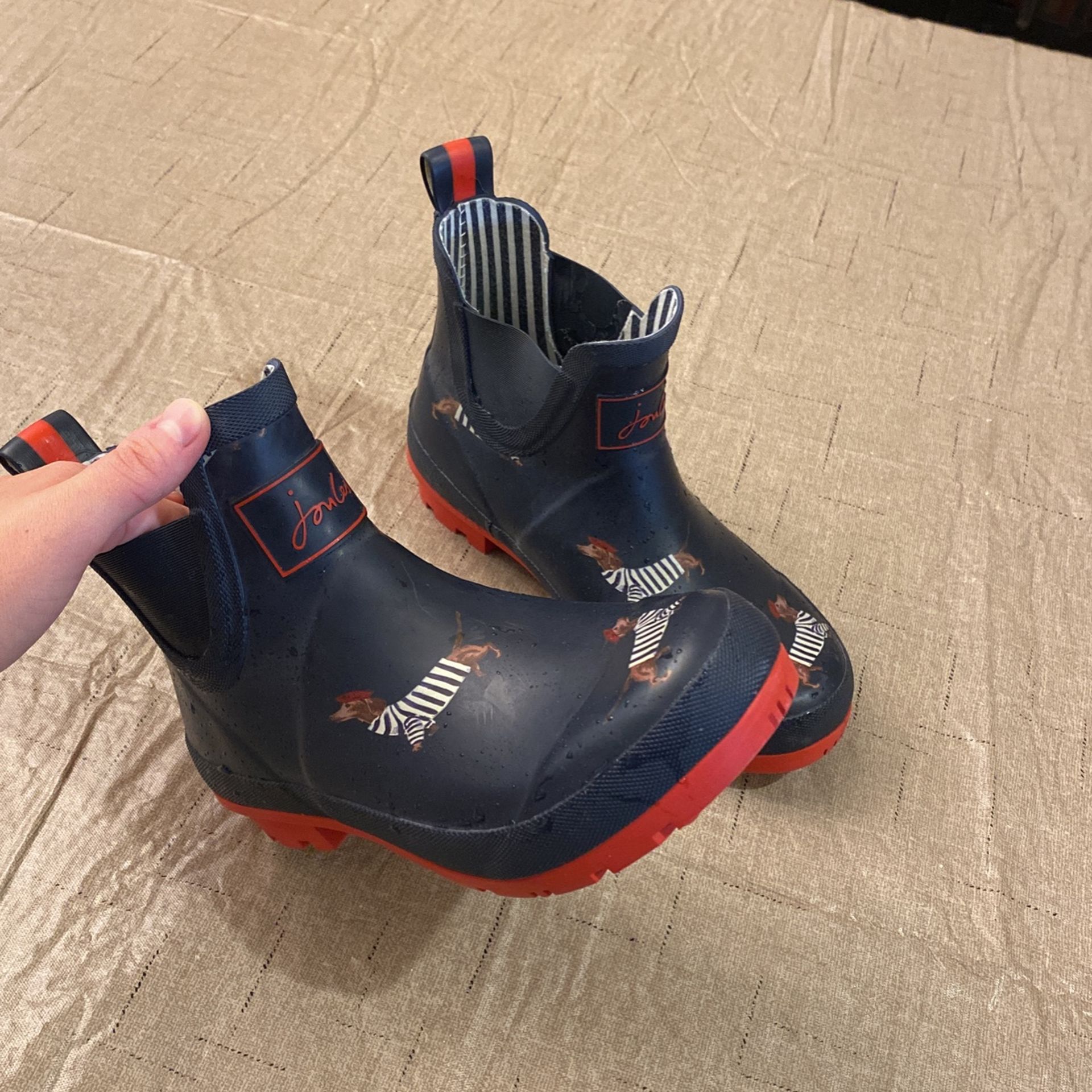 Cute Wienie Dog Women’s/Girl’s Rain Boots Waterproof Comfortable