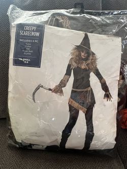 Used Creepy Scarecrow Adult Size Small $10
