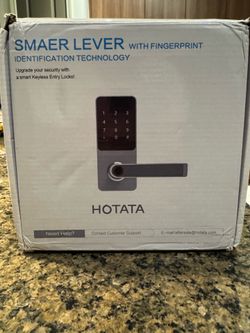 SMAER LEVER with fingerprint identification