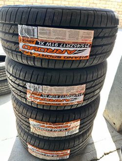 215 45 17 ARROYO With 50 thousand miles of warranty the 4