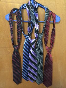 Five assorted neckties