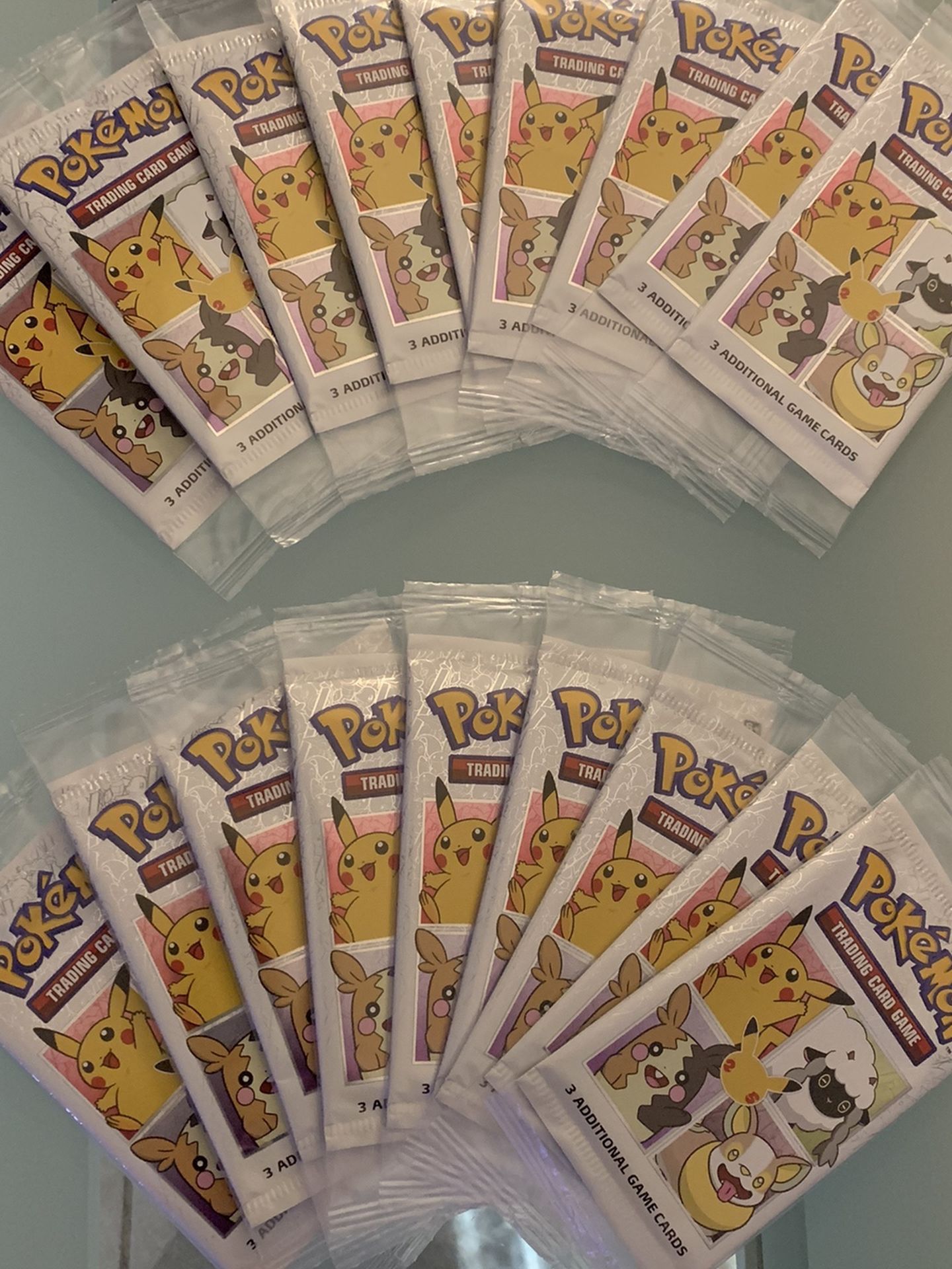 Pokémon Cinnamon Toast Crunch 25th Anniversary Packs / Lot of 18