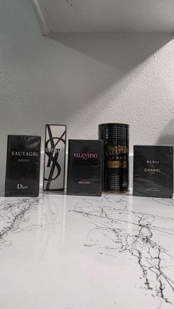 Designer Men's Fragrance Bundle – Dior, YSL, Valentino, JPG, Chanel