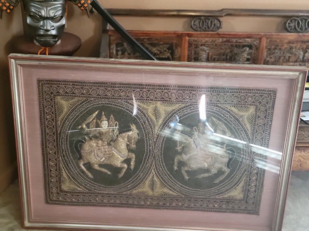 Asian Wall Hangings 3d Two Piece