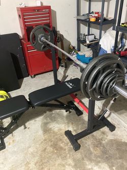 Weights, Barbell, Incline Bench, Rack