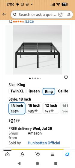King bed/cama King