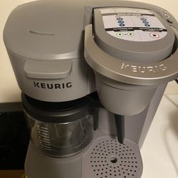 Keurig K-Duo Essentials Moonlight Gray Single-Serve K-Cup Coffee Maker