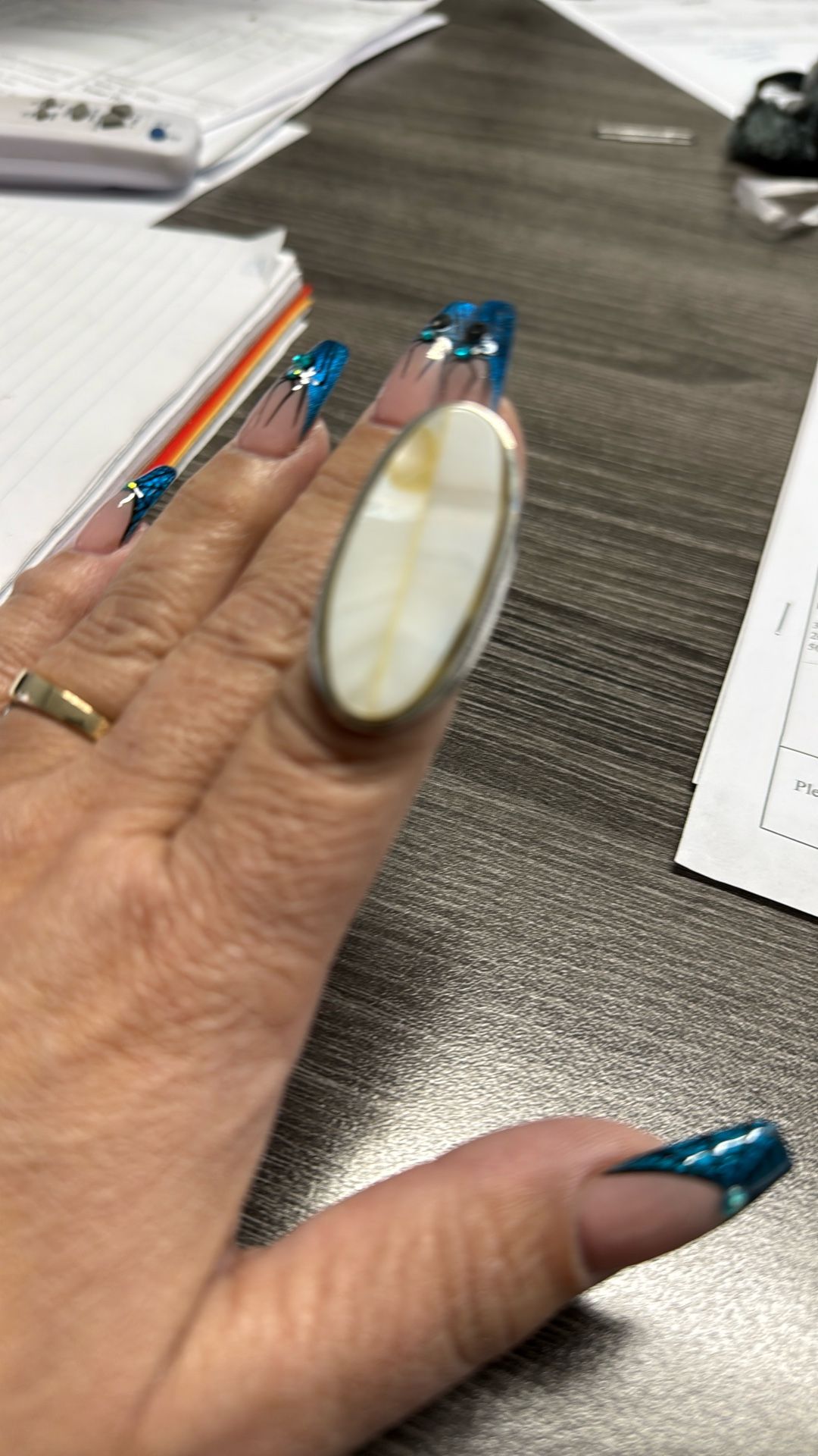 Mother Of Pearl Ring