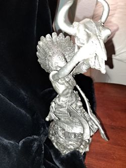 COLLECTORS/ THE MEDICINE MAN  Pewter Statue