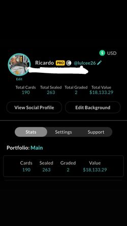 Trading at 80 percent got a lot of sealed and cards search me up on collectr