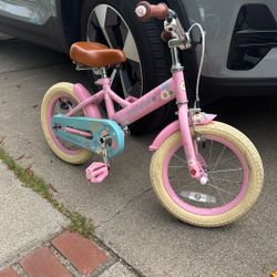 Girls Bike 14”