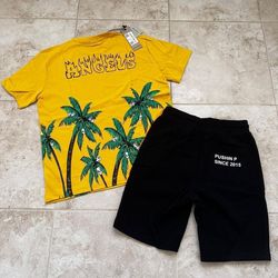 Palm Angles Set Cotton New Season Any Colors