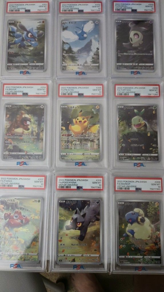Pokemon JP Vstar Universe God Pack Sequential Psa 10!