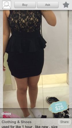 black dress