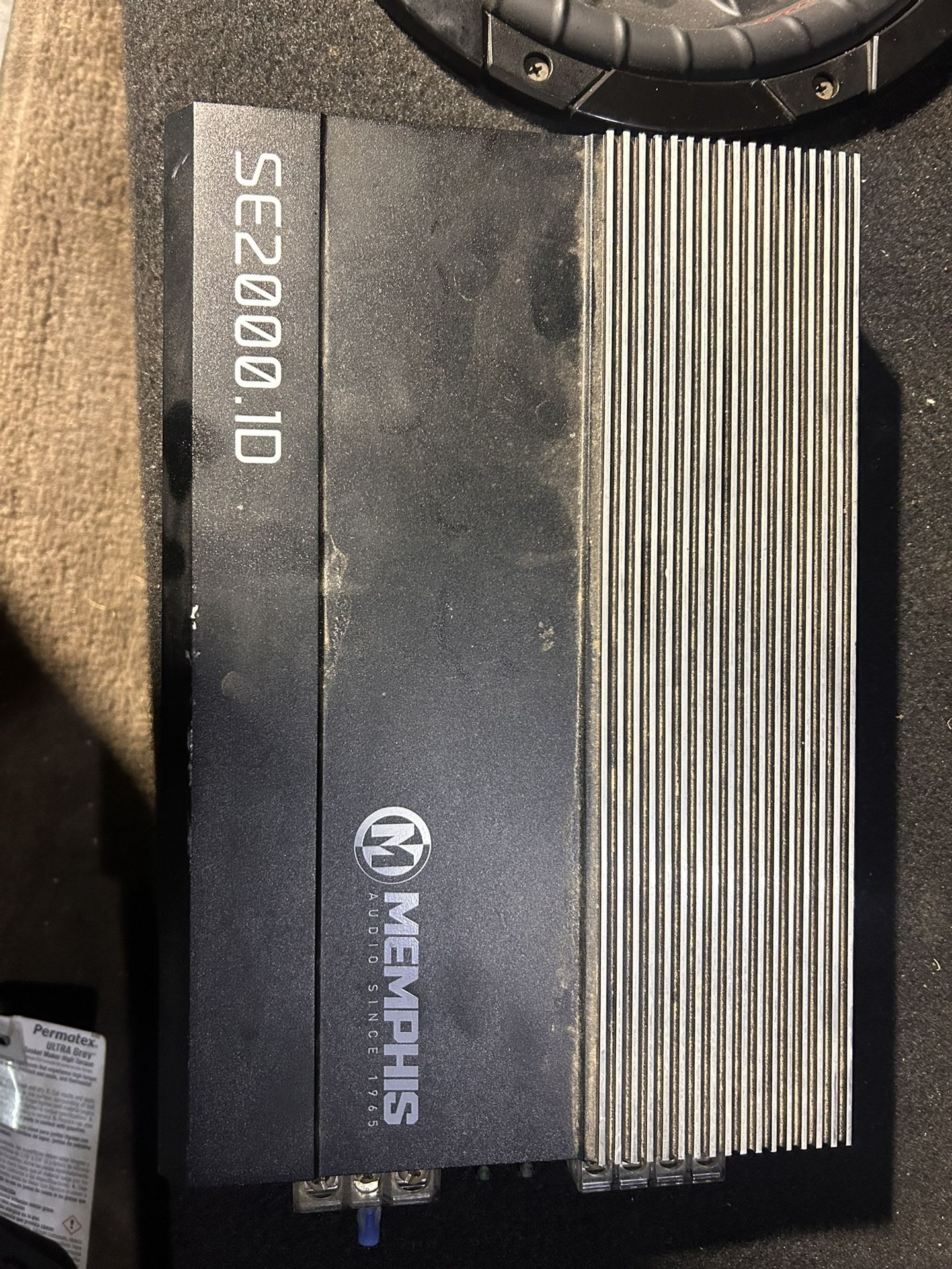 Memphis SE2000.1D 2000 Watts Max Class D Monoblock Amplifier 1 Ohm