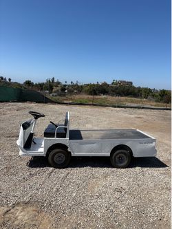2008 Taylor-Dunn B2-48 36V Electric Utility Cart – 2 Passenger – Flatbed