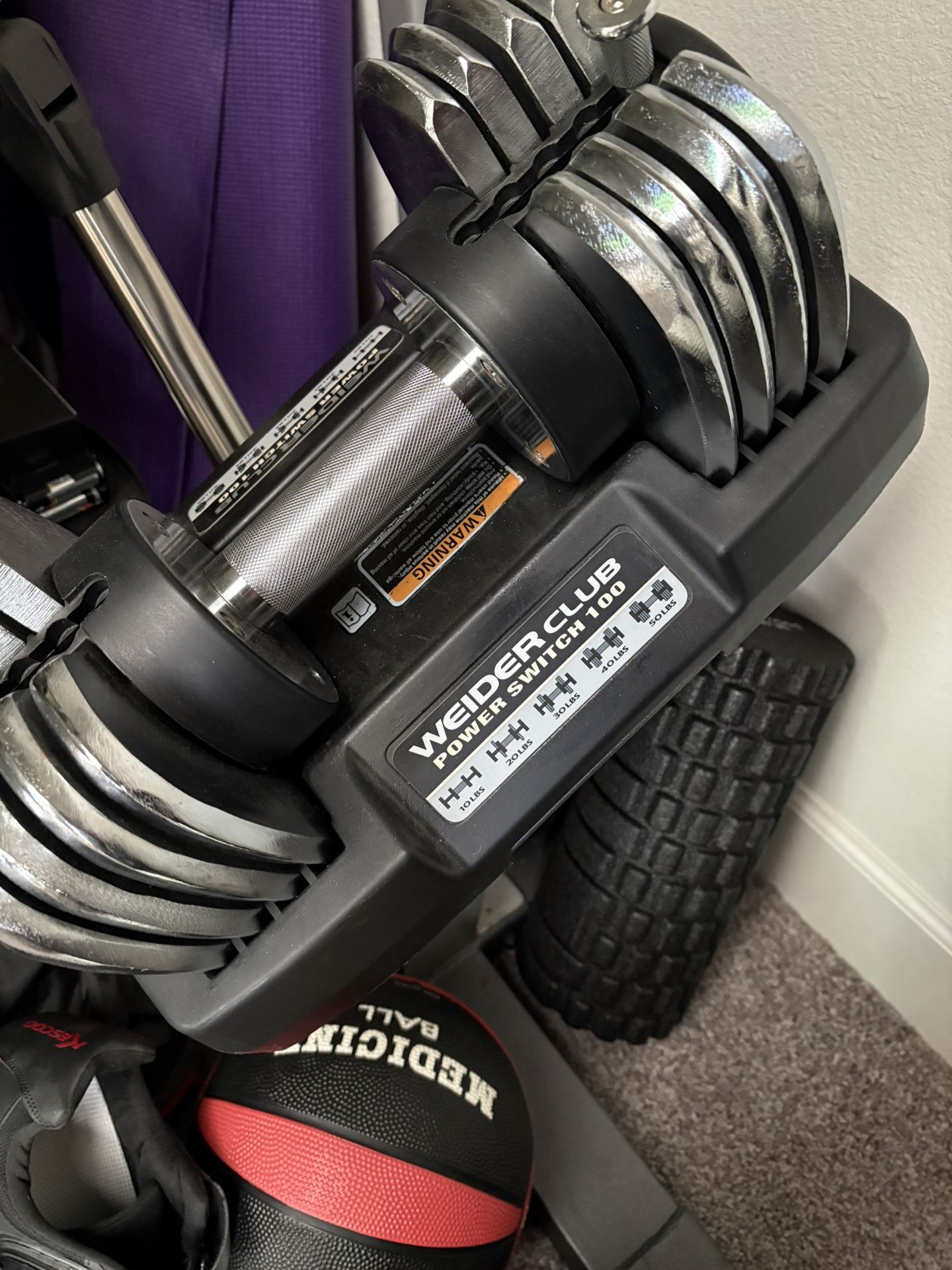 Weider Power Switch Dumbbell Set