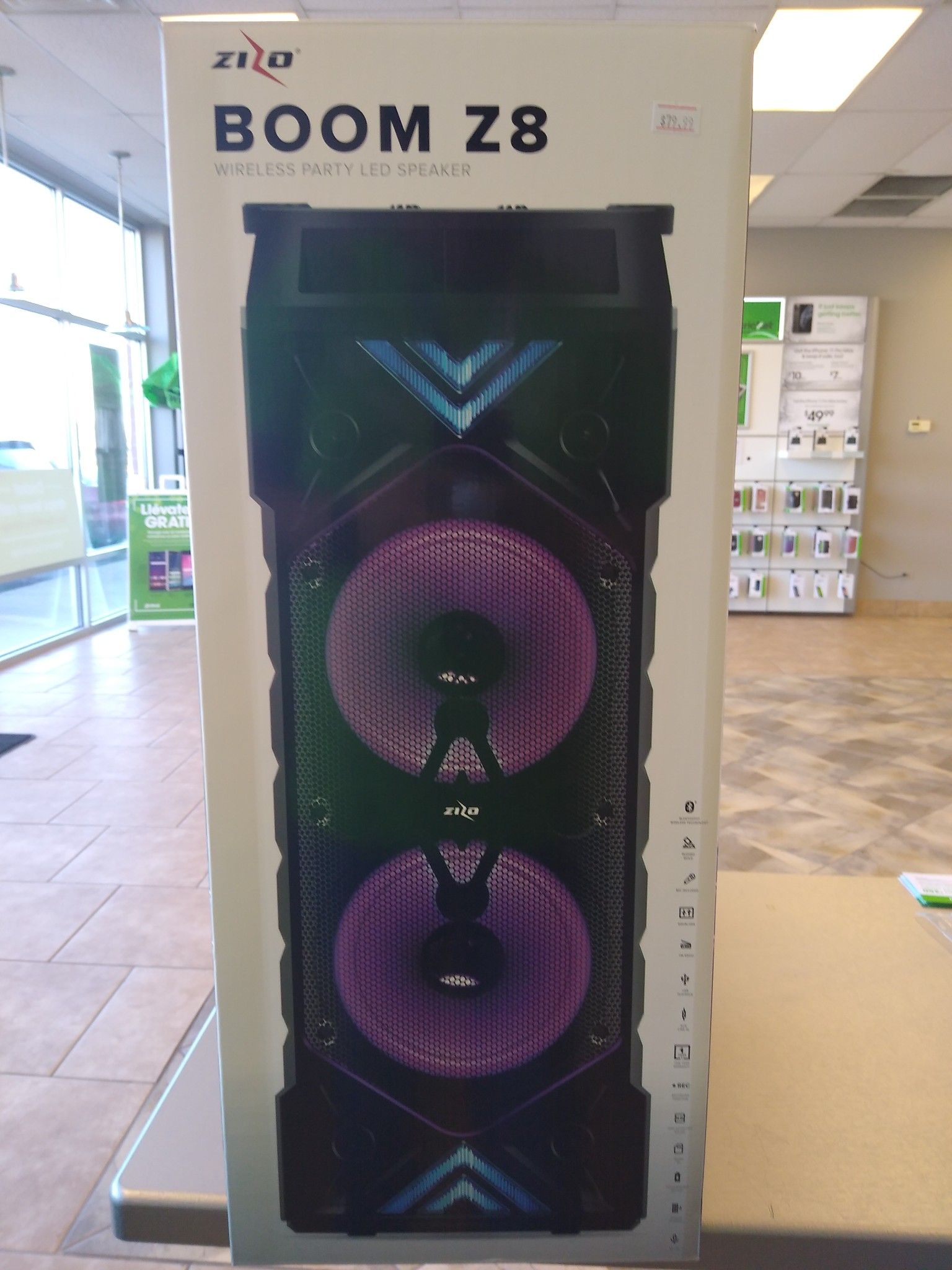 Zizo Boom Z8 Bluetooth Speaker