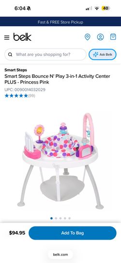Smart Steps Bounce N’ Play 3 in 1 Activity Center