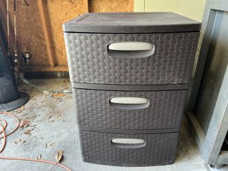 Indoor Outdoor 3 Drawer Cabinet