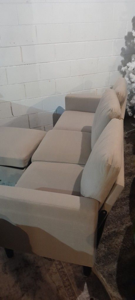 3 Seat Sofa With Ottoman