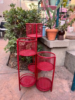 Vintage 3 piece plant stand