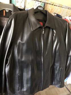 Mens colehaan jacket xxl black with removable vest