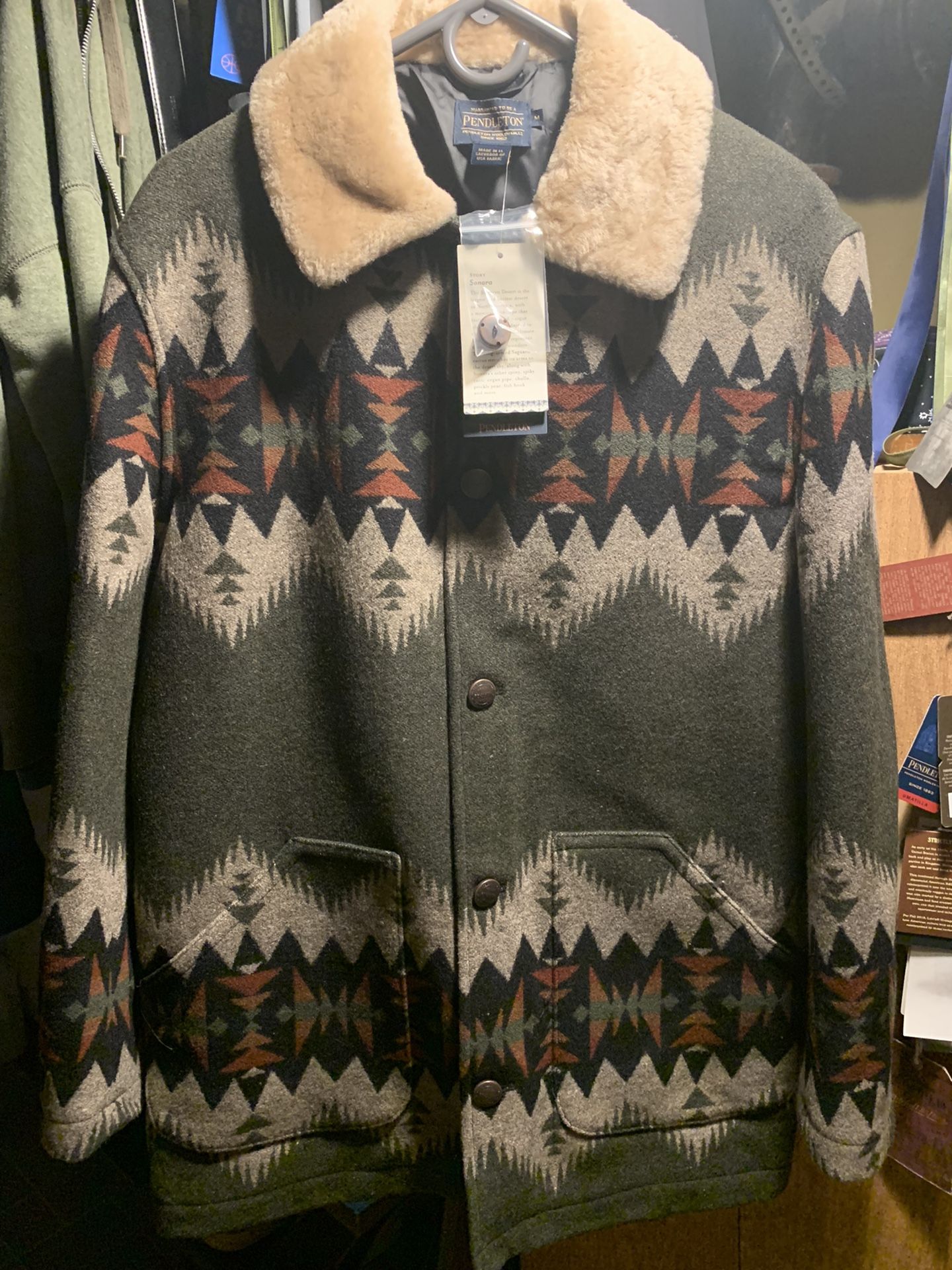 Men’s Pendleton Coat/Jacket “Sonora” Medium  $400