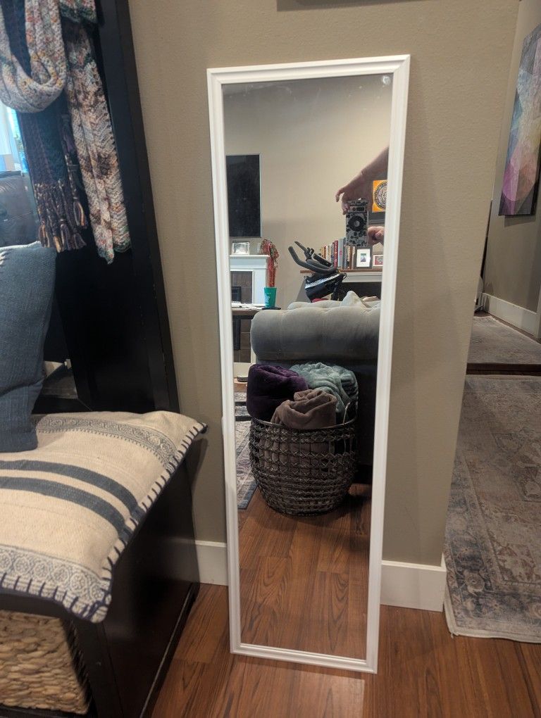 White Full Length Mirror