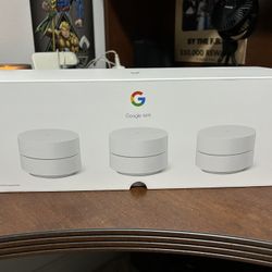 Google Wifi - AC1200 - Mesh WiFi System - Wifi Router - 4500 Sq Ft Coverage - 3 pack