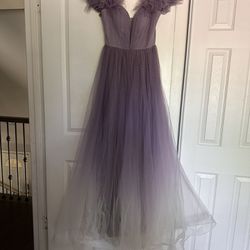 Purple prom dress 