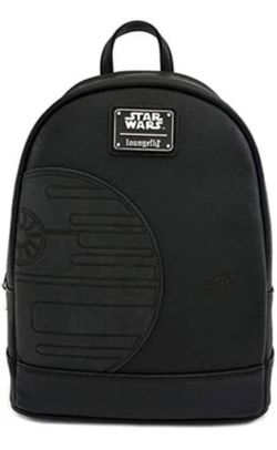 Loungefly Star Wars Death Star Mini Black Backpack! NEW