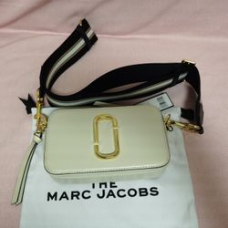 Marc Jacobs The Snapshot Crossbody Bag Cloud White Multi