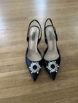 Wet Kiss Black 4” High Heels