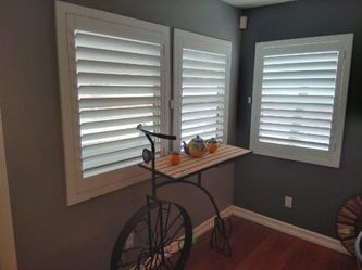 Interior Plantation Shutters | Custom Fit Real Wood Shutters | Window Shutters Sliding Door Shutters Near Me