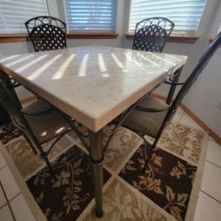 Solid Marble Dining Table