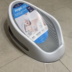 Angelcare Baby Bath Support (Gray) | Ideal for Babies Less Than 6 Months Old