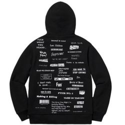 Supreme Stop Crying Hoodie