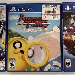 PS4 Cartoon Network / South Park Video Game Lot PlayStation Clean Discs