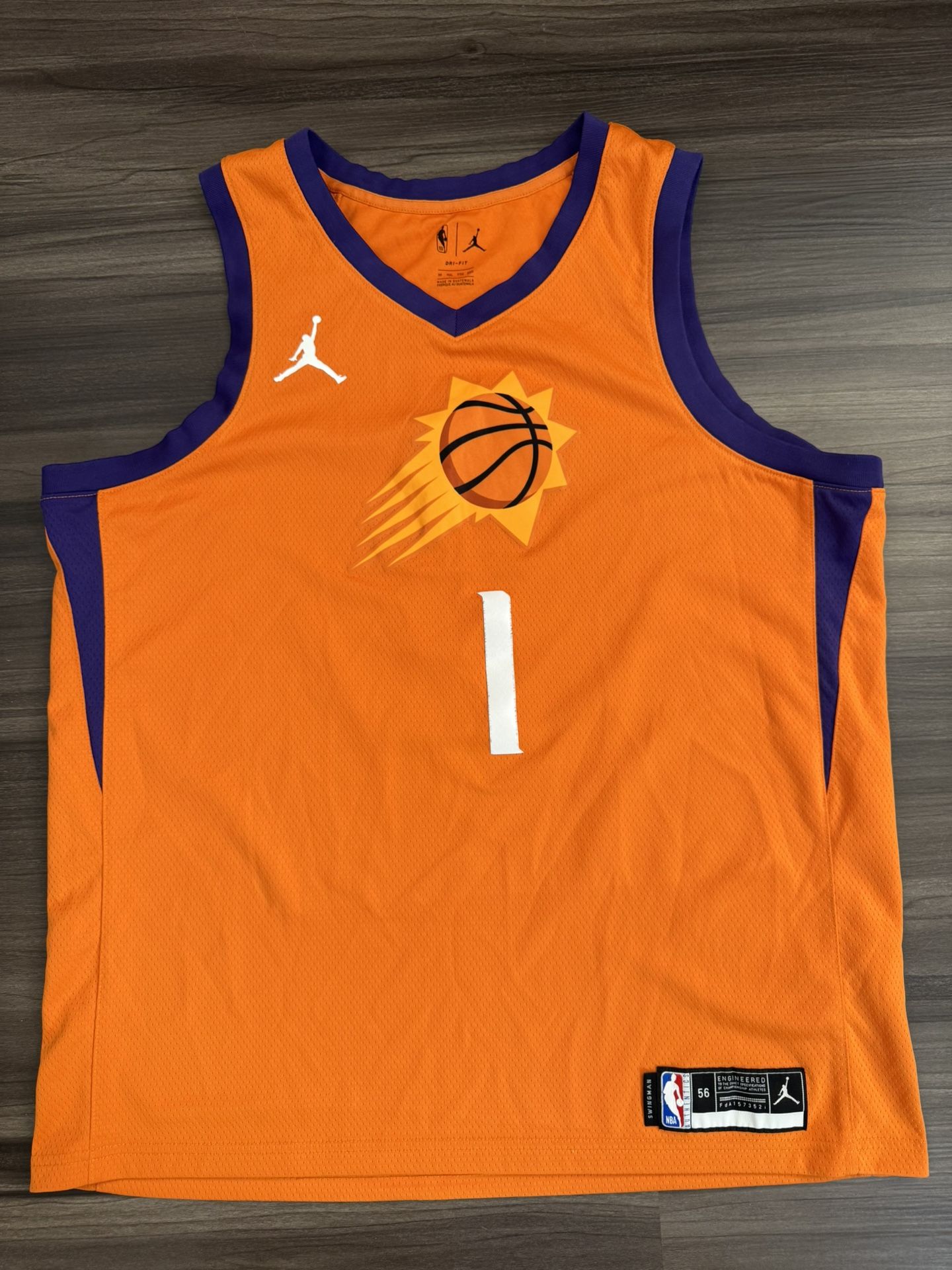 Nike Devin Booker Phoenix Suns NBA Alternate Orange Swingman Jersey Men’s 56 2XL  100% authentic. Good condition.  This Nike Devin Booker Phoenix Suns