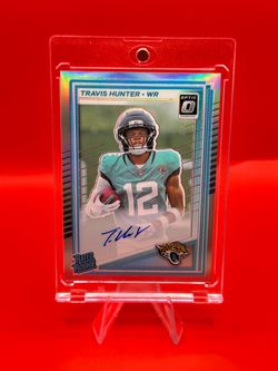 2025 Travis Hunter optic silver rookie auto football card/199🔥