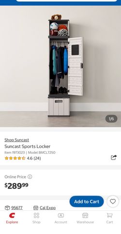 Suncast sports locker