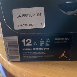 JORDAN 11 RETRO PS
