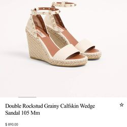 Valentino Wedges Sz 41 New Condition $300