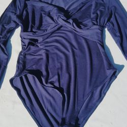 Women's Blue Body Suit One Piece 